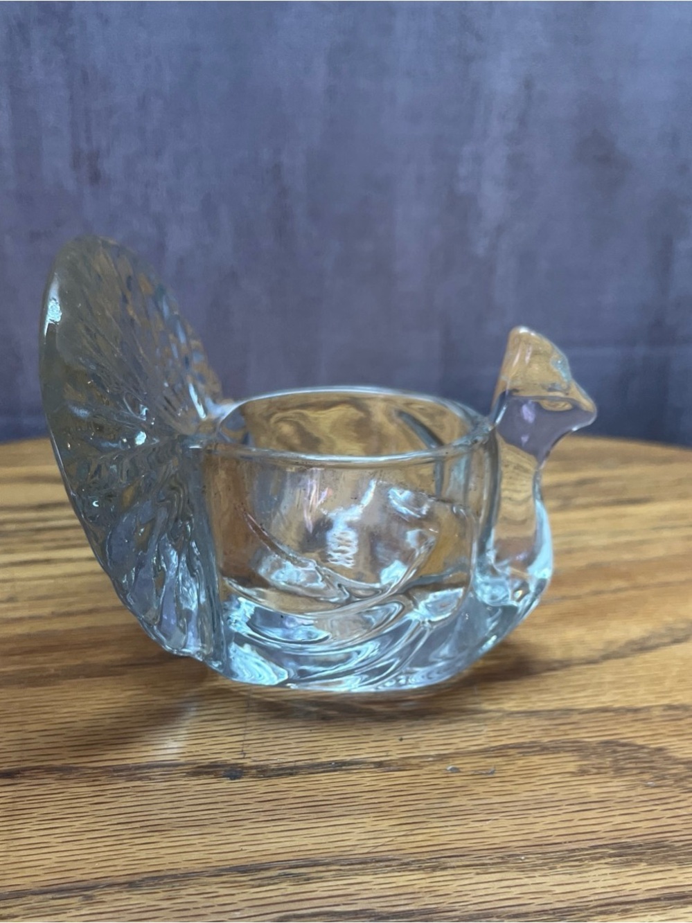 Avon turkey candle holder